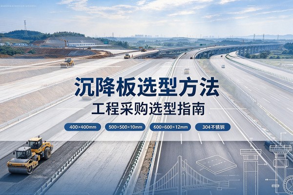 新吴沉降板选择方法