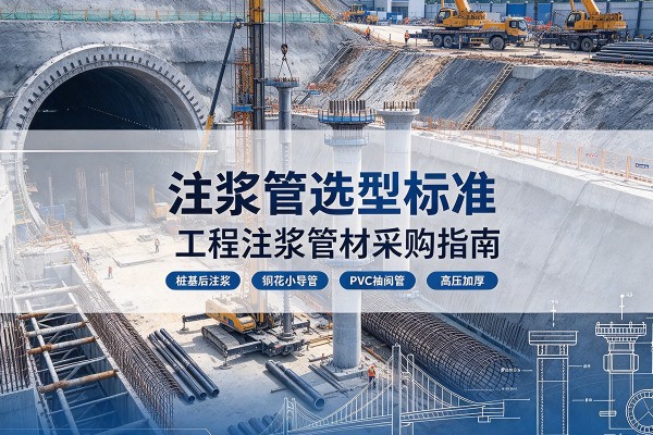 新吴注浆管选型标准