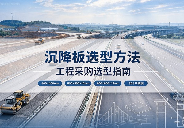 新吴沉降板选择方法